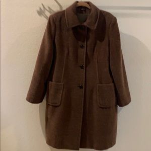 Cinzia Rocca Due Kidmohair/Wool Coat -16 NWOT